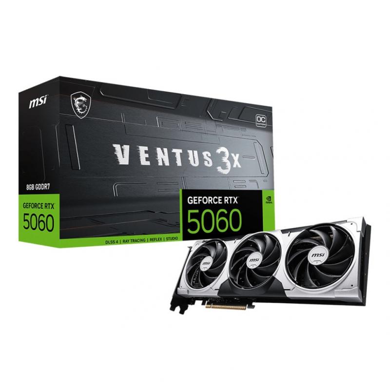 ���������� MSI GeForce RTX 5060 8G VENTUS 3X OC [RTX 5060 8G VENTUS 3X OC]