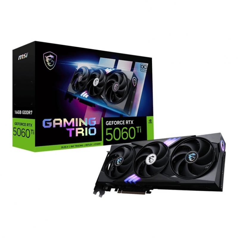 ���������� MSI GeForce RTX 5060 Ti 16G GAMING TRIO OC [RTX 5060 Ti 16G GAMING TRIO OC]