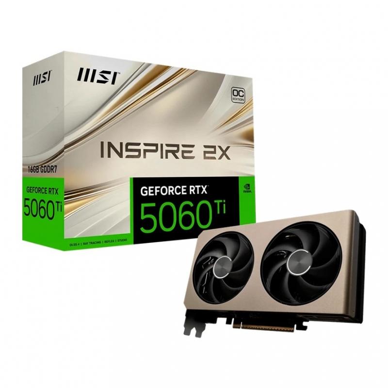 ���������� MSI GeForce RTX 5060 Ti 16G INSPIRE 2X OC [RTX 5060 Ti 16G INSPIRE 2X OC]