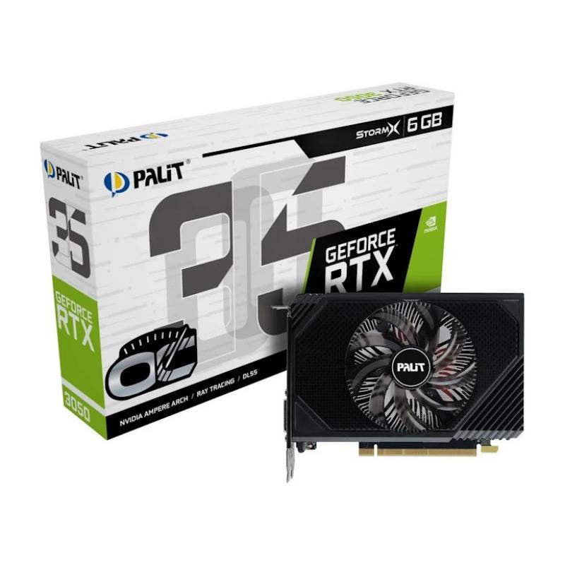 ���������� PALIT RTX3050 6GB PA-RTX3050 STORMX 6GB V1  [NE63050018JE-1072F]