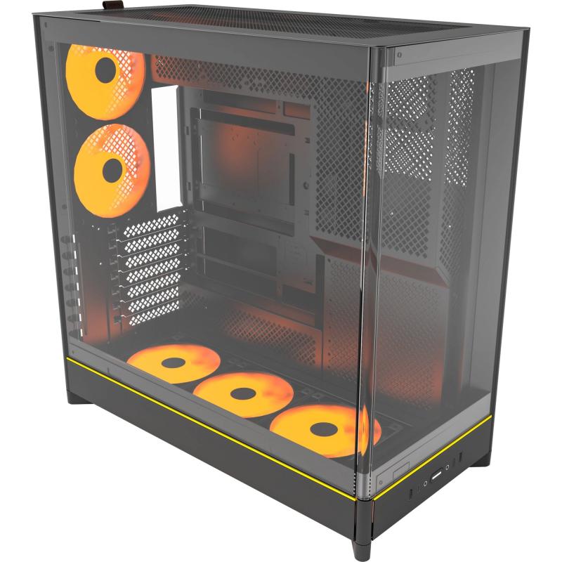 ������ ATX MONTECH HS02 Pro, Midi-Tower, ��� ��,  ������ [hs02 pro black]