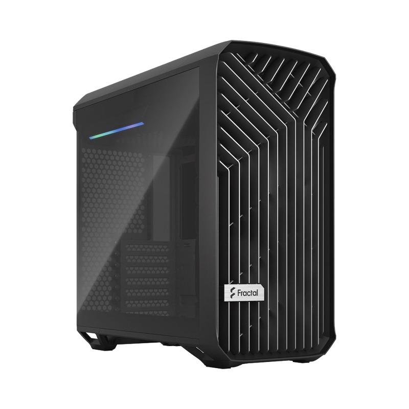 ������ Fractal Design Torrent Compact TG Dark Tint, Midi-Tower, 2x180mm, E-ATX, SSI-CEB, ATX, mATX, mITX Black [FD-C-TOR1C-01]