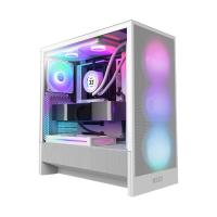 ������ NZXT H5 Flow RGB, Midi-Tower, TG, 4x120mm RGB, E-ATX, ATX, mATX, mITX White [CC-H52FW-R1]