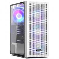 ������ PCCooler MA100 MESH WH, Midi-Tower, TG, Mesh, 3x120mm ARGB, 1xUSB-A 3.0 + 2xUSB-A 2.0, ATX, mATX, mITX White [MA100 MESH WH]