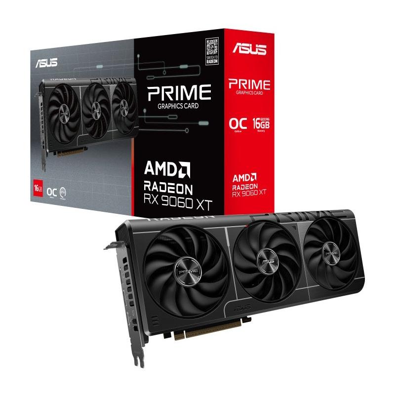 ���������� ASUS AMD  Radeon RX 9060XT PRIME-RX9060XT-O16G 16�� PRIME, GDDR6, OC,  Ret [PRIME-RX9060XT-O16G]