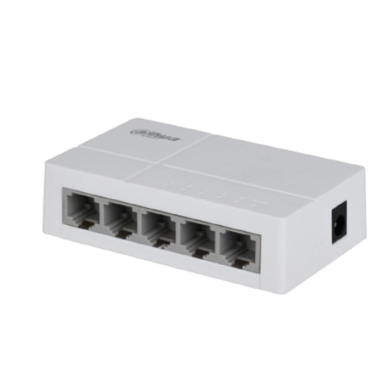 DAHUA DH-SF1005L 5-�������� ������������� ����������, 5x10/100 Base-T, ���������� 1 ����/�, MAC-������� 2�, ������� [DH-SF1005L]