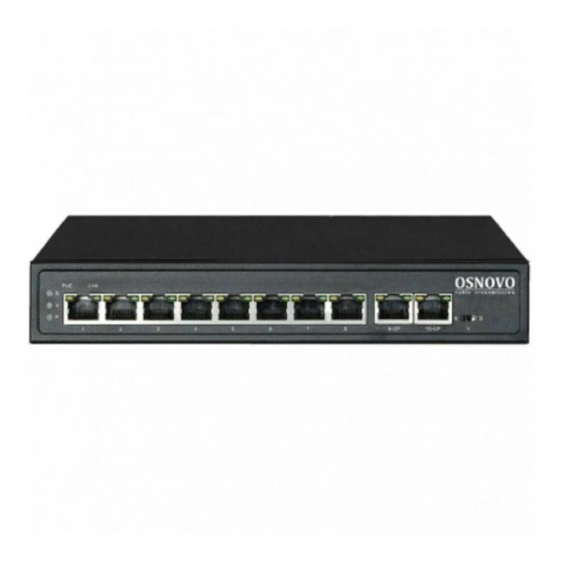 Osnovo SW-21000/A(120W) Passive PoE ���������� Fast Ethernet �� 10 ������. [OSN-13429]