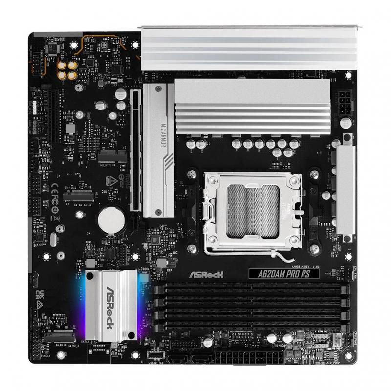 ����������� ����� ASRock A620AM Pro RS, Socket AM5, AMD A620A, mATX, Ret [A620AM PRO RS]