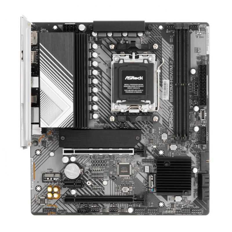 ����������� ����� ASRock B650M-HDV/M.2, Socket AM5, AMD B650, mATX, Ret [B650M-HDV/M.2]