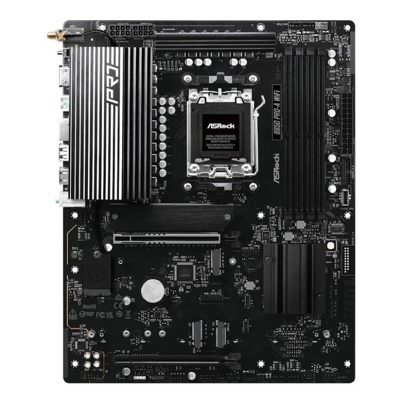 ����������� ����� ASRock B850 PRO-A WIFI, Socket AM5, AMD B850, ATX, Ret [B850 PRO-A WIFI]