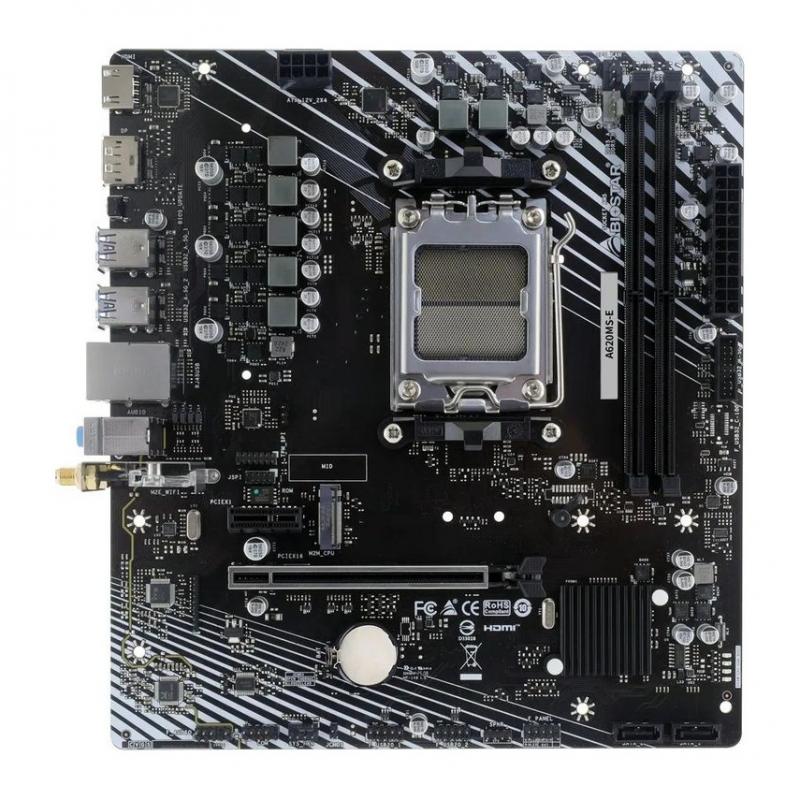 ����������� ����� Biostar A620MS-E, Socket AM5, AMD A620A, mATX, Ret [A620MS-E]