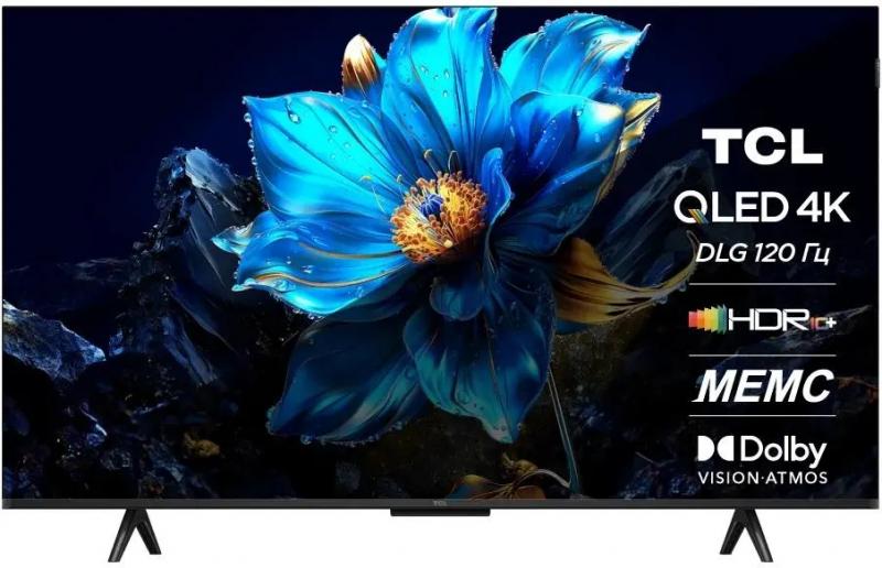��������� TCL 43P7K-UZ QLED, 4K Ultra HD, ������, Google TV