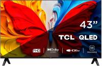 ��������� TCL 43S5K-UZ QLED, FULL HD, ������, Google TV