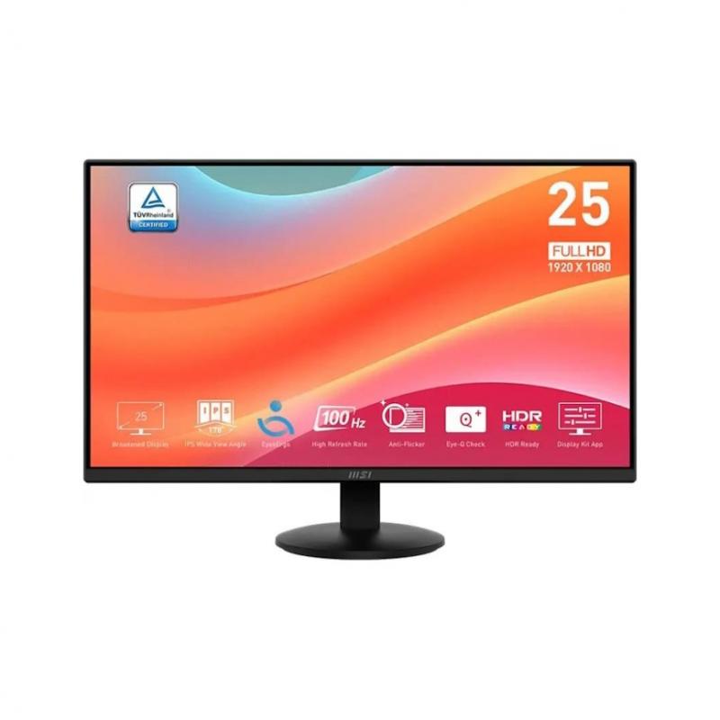 24.5'' ������� MSI Pro MP252L,  1920x1080,  IPS,  100��,  1�HDMI,  1�DP,  ������ [9s6-3pd7ct-014]