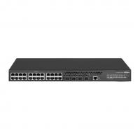 DAHUA 28-�������� ����������� ����������, ������� L3 �����: 24 RJ45 10/100/1000����/�, 4 SFP+ 1000/10000����/�(uplink), �������: 100~240�(AC), �����������: �� 6�� [DH-AS5500-24GT4XF]