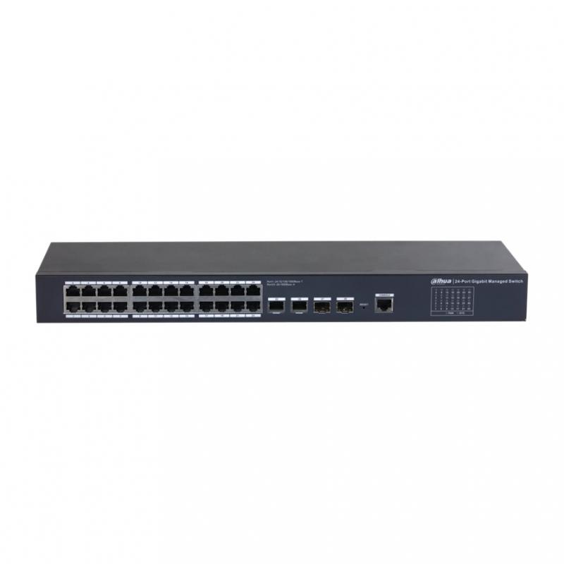 ���������� Dahua 28-Port Managed Gigabit Non-PoE Switch, Metal case  [DH-SG4028]