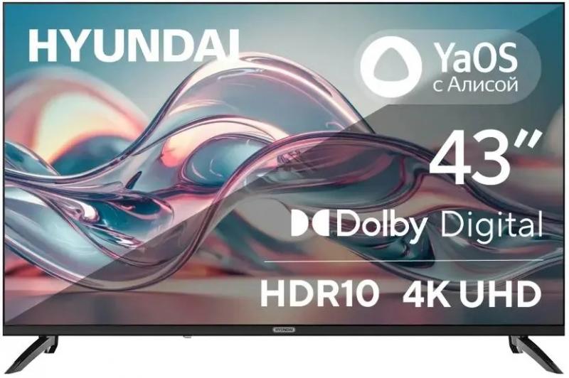 ��������� Hyundai H-LED43BU7012 4K Ultra HD, YaOS, ������