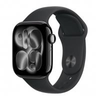 ����� ���� Apple Watch S11 (2025) 46mm (S/M) Jet Black Aluminum Case/Black Sport Band