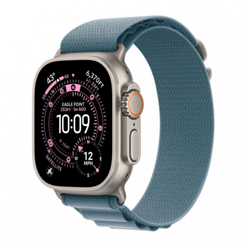 ����� ���� Apple Watch Ultra 3 (2025) 49mm (L) Natural Titanium Case/Light Blue Alpine Loop