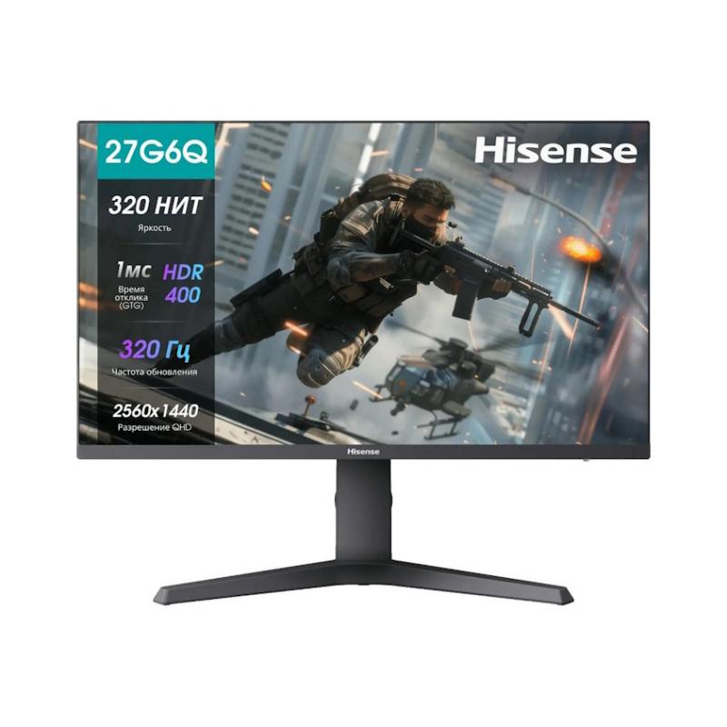 27'' ������� Hisense 27G6Q PRO,  2560x1440,  IPS,  320��,  2�HDMI,  1�DP,  ������