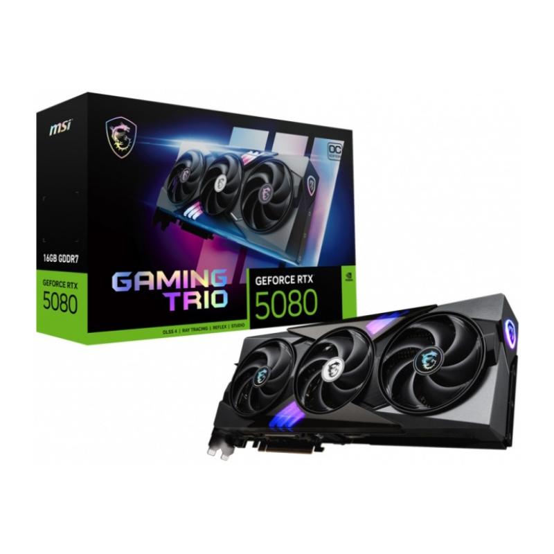 ���������� MSI GeForce RTX 5080 16G GAMING TRIO OC [GeForce RTX 5080 16G GAMING TRIO OC]