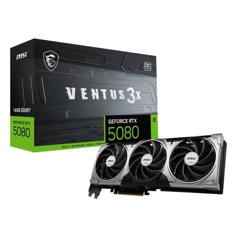 ���������� MSI GeForce RTX 5080 16G VENTUS 3X OC [GeForce RTX 5080 16G VENTUS 3X OC]