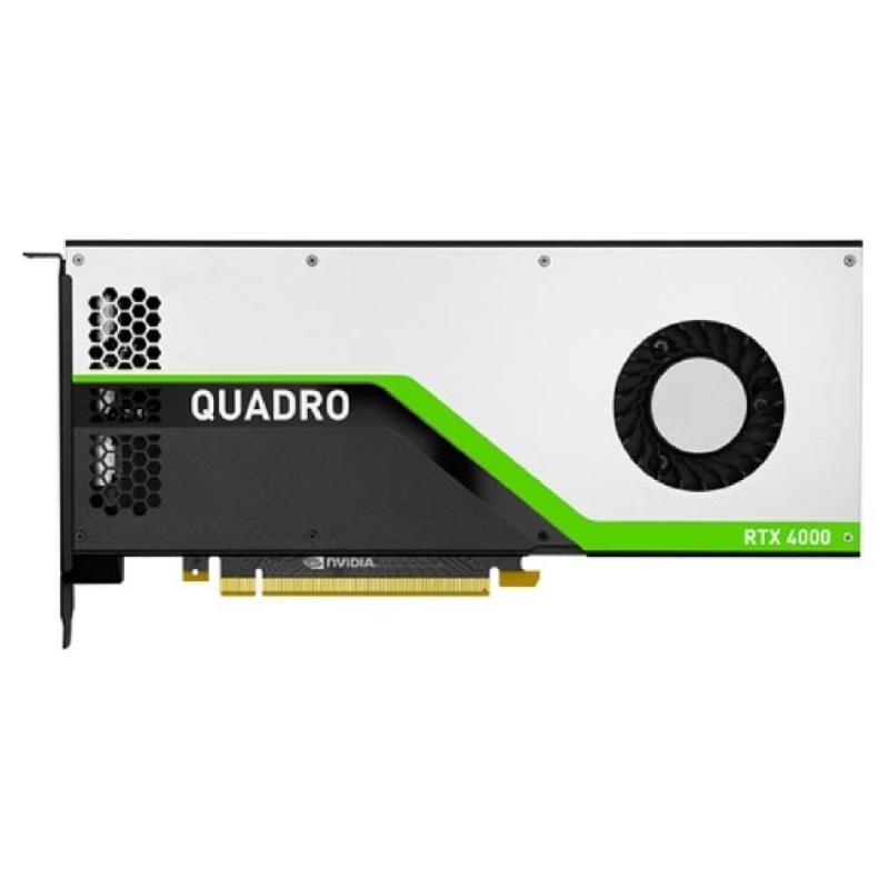 ���������� PNY NVIDIA Quadro RTX 4000 (Turing TU106), 8GB GDDR6/256 bit, PCI Express 3.0 16x, 3xDP, DisplayPort-DVI-D, USB Type-C, 1xStereo, 1xSync [VCQRTX4000BLK-1]