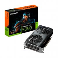 ���������� Gigabyte GeForce RTX 5050 Windforce OC, NVIDIA RTX 5050, 8 �� GDDR6, 128 ���, PCI-e 5.0, 1xHDMI, 2xDP, 2587 ��� [GV-N5050WF2OC-8GD]