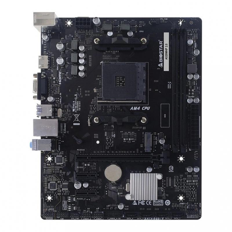 ����������� ����� Biostar A520MHP 2.0, Socket AM4, AMD A520, mATX, Ret [A520MHP 2.0]