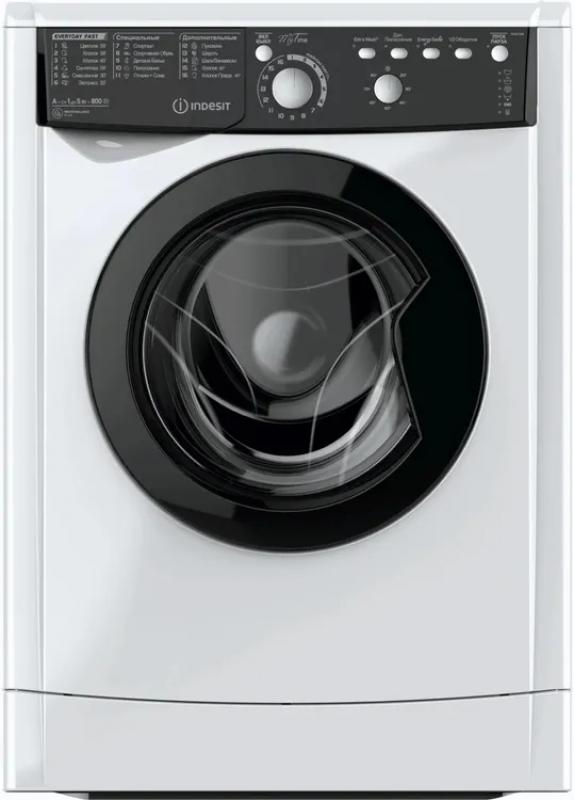 ���������� ������ Indesit EWSB 5085 BK CIS �����, 5 ��, 800 ��/���.