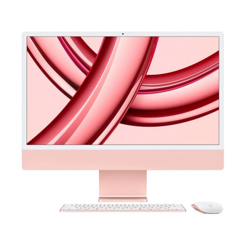 �������� Apple iMac A2873, 24'' Apple M3 8 core 2748 ���/8192 Mb/512 Gb SSD/24'' 4480 � 2520/Apple 8 core GPU/DVD ���/MacOS (MQRU3HN/A) Pink