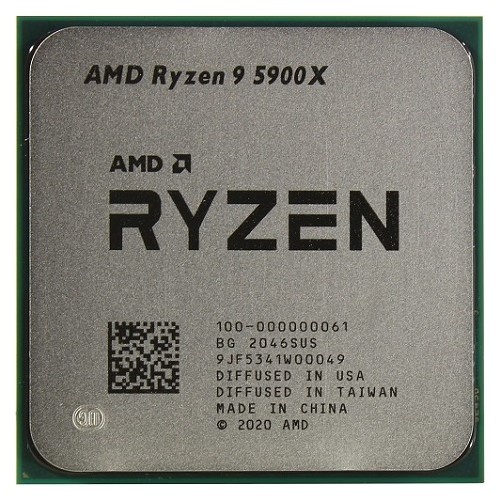 Процессор AMD Ryzen 9 5900X BOX Soc-AM4 W/O Cooler (100-100000061WOF)