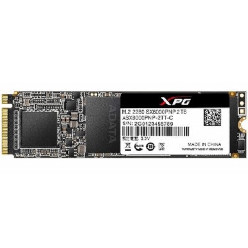 SSD  A-Data 2TB SSD SX6000 Pro M.2 PCIe Gen3x4 2280 R/W 2100/1400 MB/s 3D TLC, TBW 1200TB (ASX6000PNP-2TT-C)