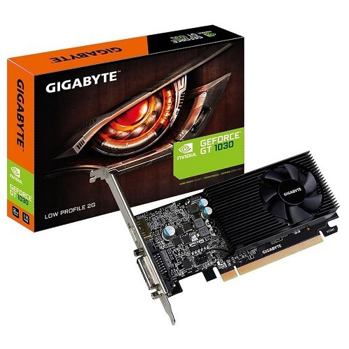  GIGABYTE NVIDIA  GeForce GT 1030 GV-N1030D4-2GL 2 DDR4, Low Profile,  Ret [GV-N1030D4-2GL]
