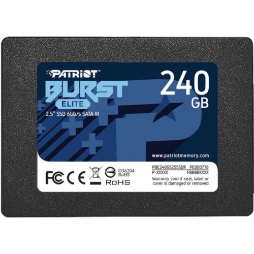 SSD ���������� Patriot SATA 2.5 240GB BURST ELITE (PBE240GS25SSDR)