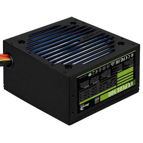   Aerocool ATX 500W VX Plus 500 RGB 500W, ATX v2.3, RGB Fan 12cm, 500mm cable, Retail [VX PLUS 500 RGB]