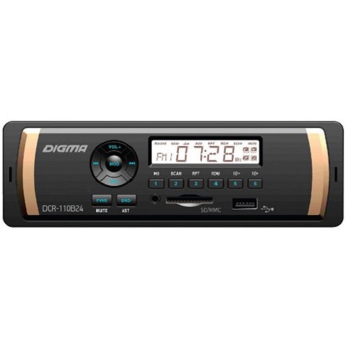  Digma DCR-110B24 1DIN