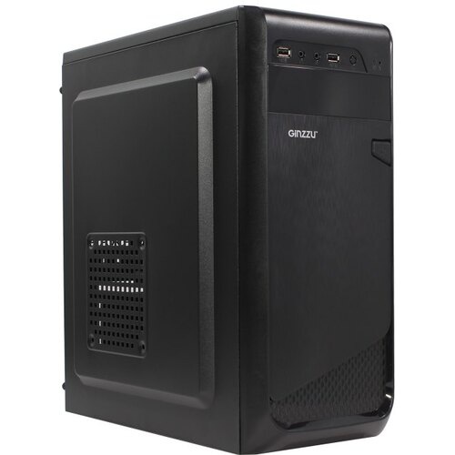  Ginzzu A180 Midi Tower, ATX, 2xUSB2.0, ,w/o PSU, w/o fan (Ginzzu A180)