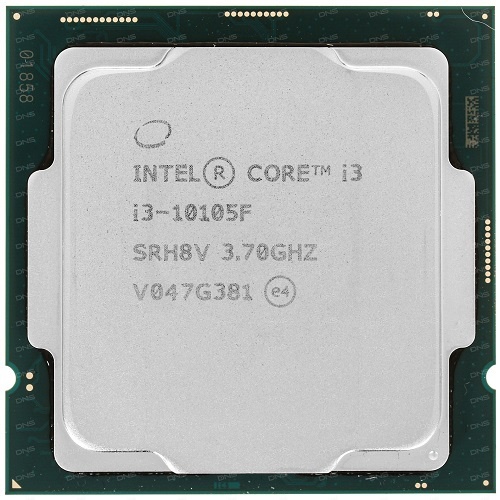  Intel Core i3-10105F OEM, Soc-1200 3.7G (CM8070104291323 S RH8V IN)