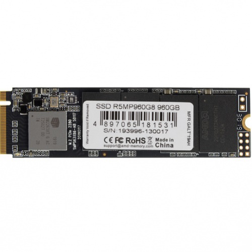 SSD  AMD M.2 2280 960Gb R5MP960G8 Radeon M.2 2280 (R5MP960G8)