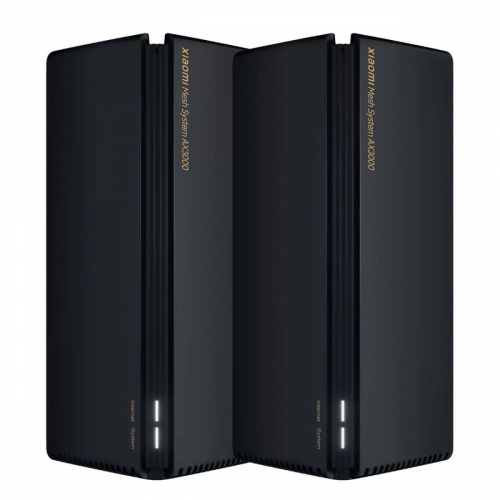 Wi-Fi  Xiaomi DVB4287GL (2-pack) Mesh System AX3000 RA82  Black