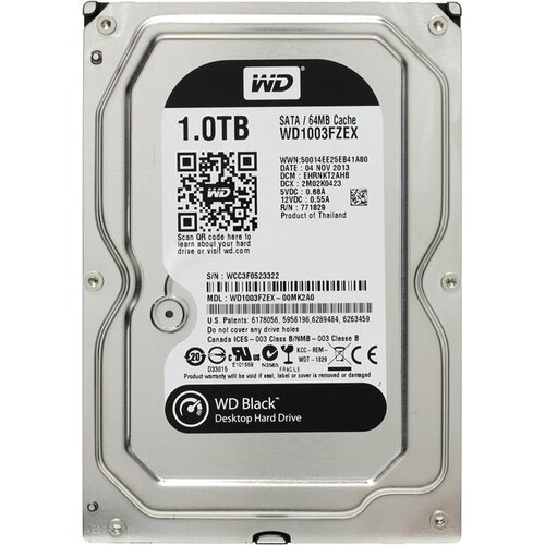   WD Black 1 3.5 7200RPM 64MB (SATA III) (WD1003FZEX)