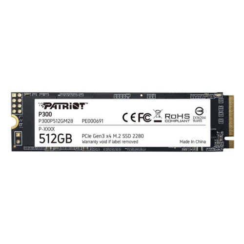 SSD  Patriot P300 512 , M.2, [P300P512GM28]