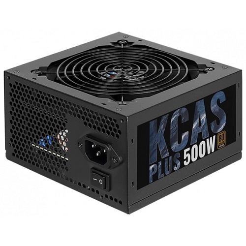   Aerocool ATX 500W KCAS PLUS 500 80+ bronze (24+4+4pin) APFC 120mm fan 7xSATA RTL/KCAS-500 PLUS [KCAS-500 PLUS]