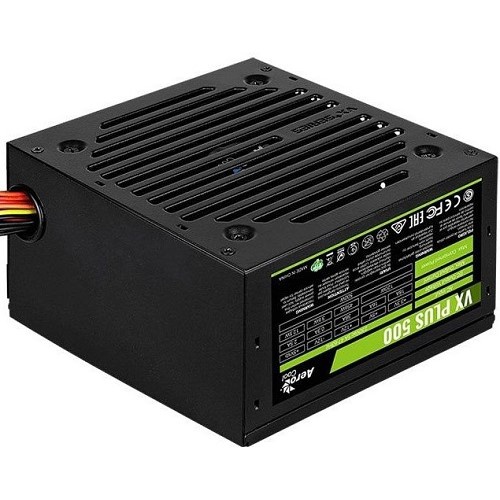   Aerocool ATX 500W VX PLUS 500W (24+4+4pin) 120mm fan 3xSATA RTL/VX-500 PLUS [VX-500 PLUS]