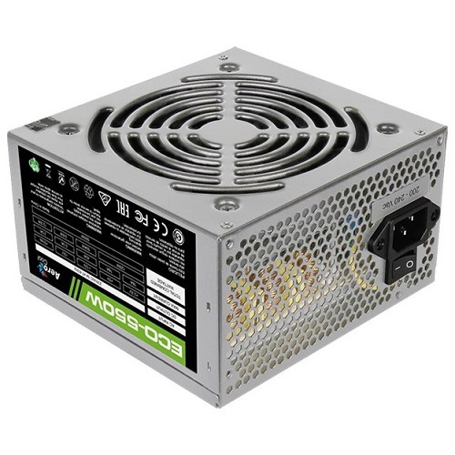   Aerocool ATX 550W ECO-550 (24+4+4pin) 120mm fan 4xSATA RTL (ECO-550)