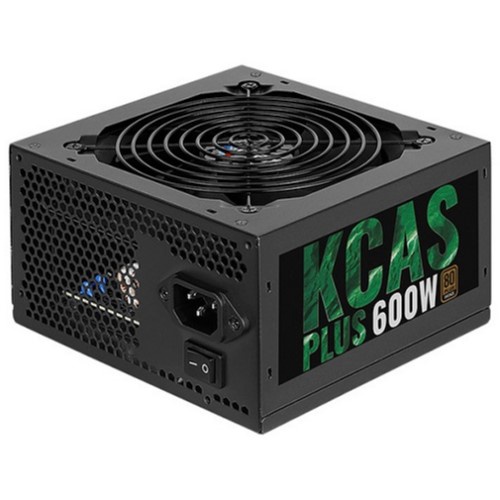   Aerocool ATX 600W KCAS PLUS 600 80+ bronze (24+4+4pin) APFC 120mm fan 7xSATA RTL/KCAS-600W PLUS [KCAS-600W PLUS]