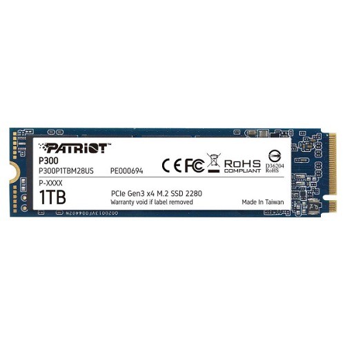 SSD ���������� Patriot PCI-E x4 1Tb P300 M.2 2280 (P300P1TBM28)