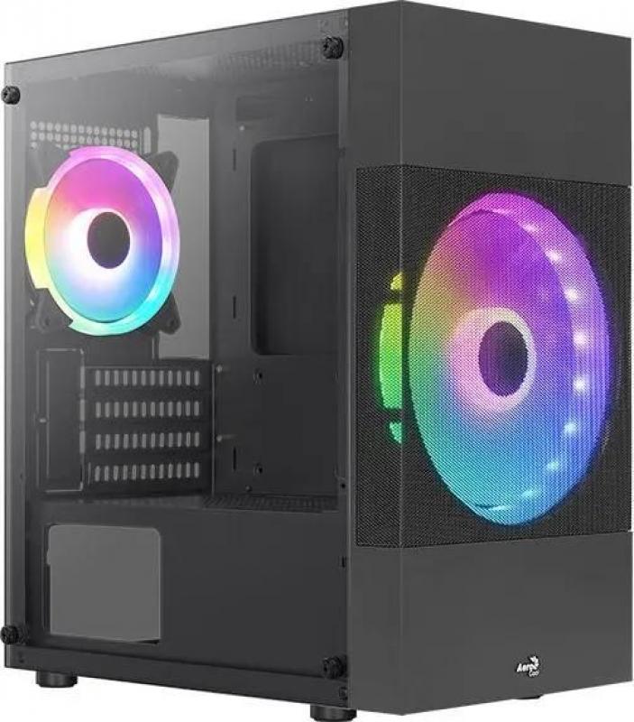 mATX Aerocool Atomic Lite-G-BK-v2, Mini-Tower,  ,   [accs-pv33123.11]