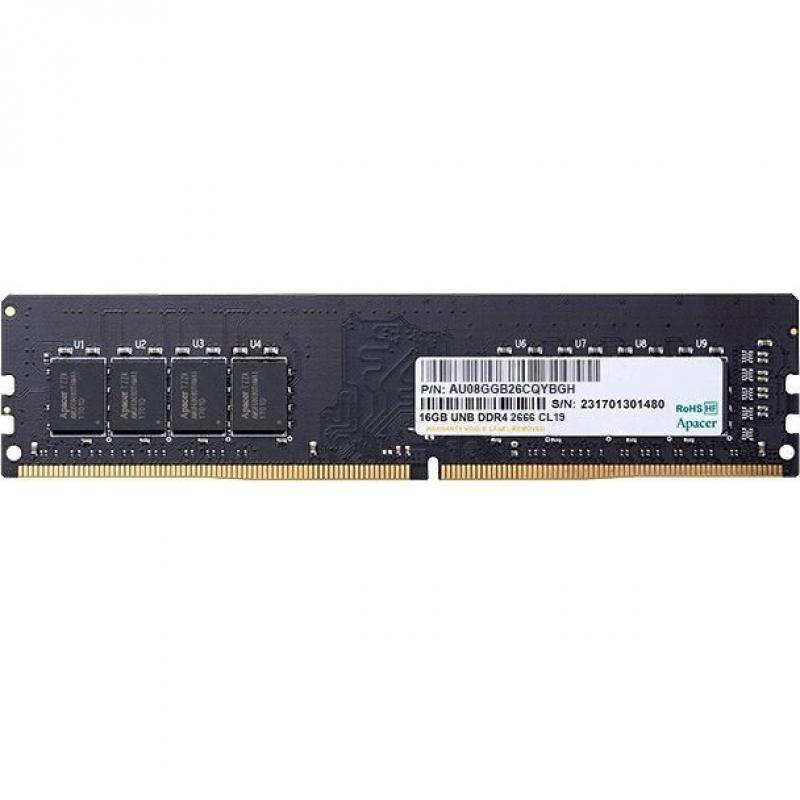  Apacer DDR4 8GB 2666MHz UDIMM (PC4-21300) CL19 1.2V (Retail) 1024*8 (AU08GGB26CQYBGH / EL.08G2V.GNH) [AU08GGB26CQYBGH]
